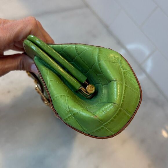 Michael Kors Crocodile Embossed Handbag Clutch - Picture 10 of 16